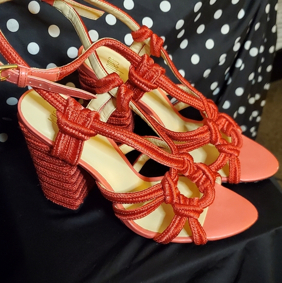 CAbi red rope heels - Picture 2 of 7